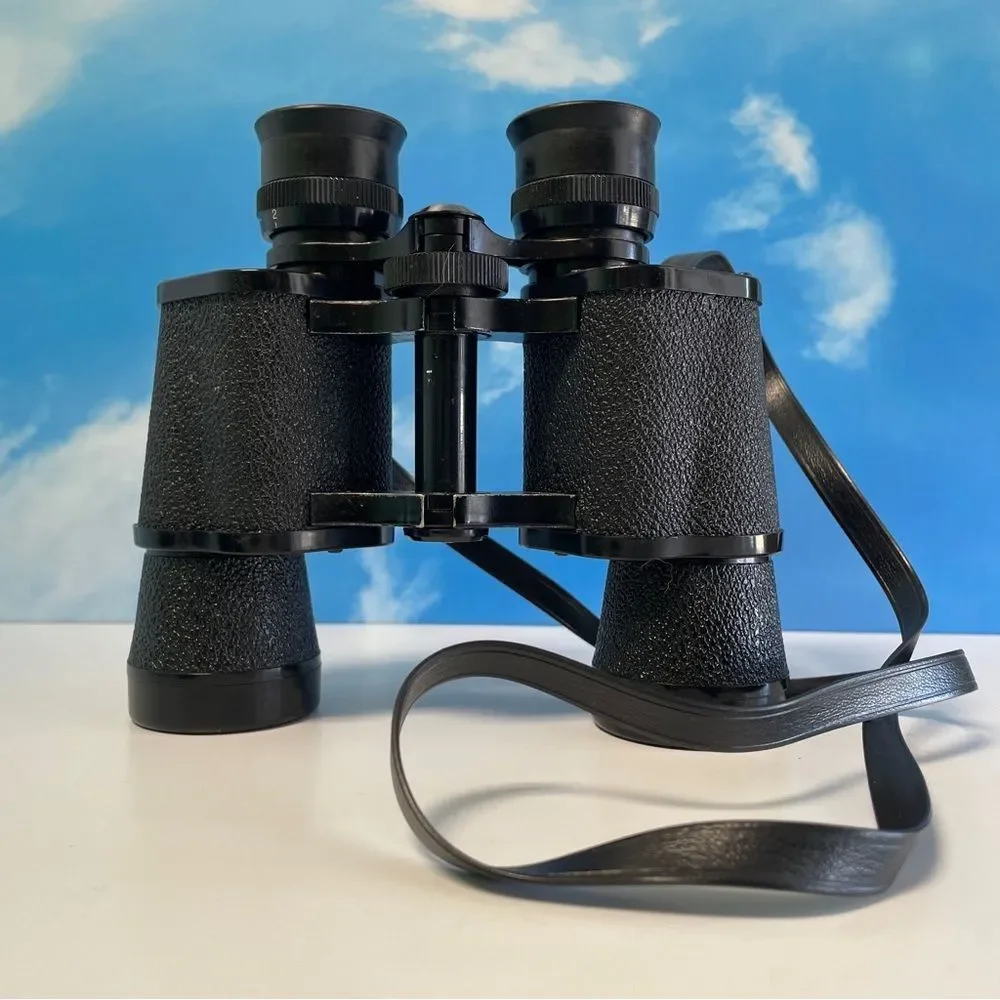 Vintage Tasco 7x35 Binoculars – Model 304 – Great Condition + Case & Strap